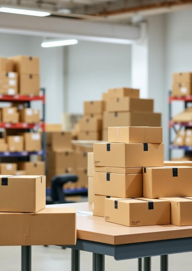 Caixas de papelão para envios de e-commerce